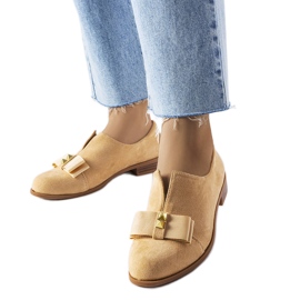 Bézs brogues nyár masnival