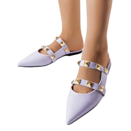 Lila szegecses csúszdák a Ruckman-től