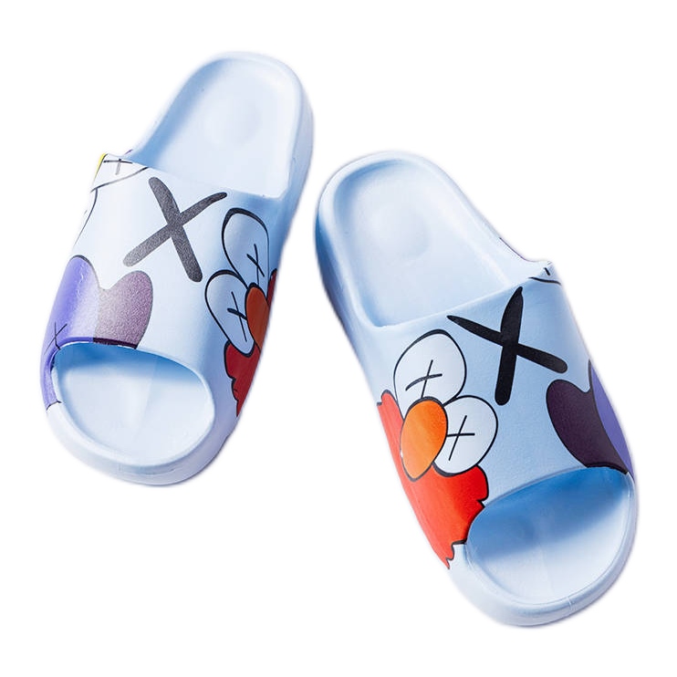 BM Kék flip papucs nyomatokkal