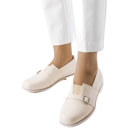 Felosa bézs brogues bőr talpbetéttel