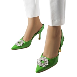 Moïse zöld strassz szivattyúk