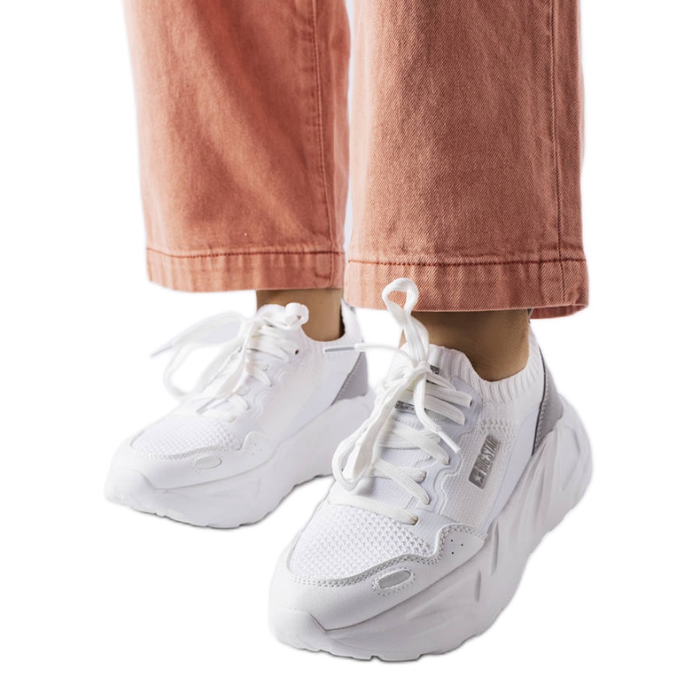 Big Star JJ274604 fehér tornacipő