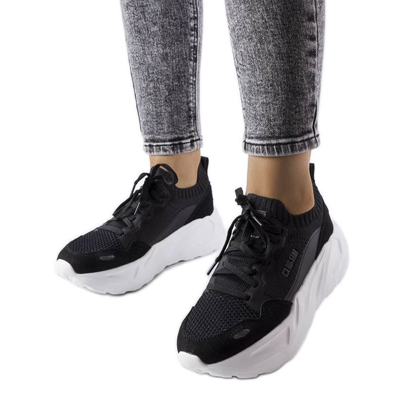 Big Star JJ274603 fekete tornacipő