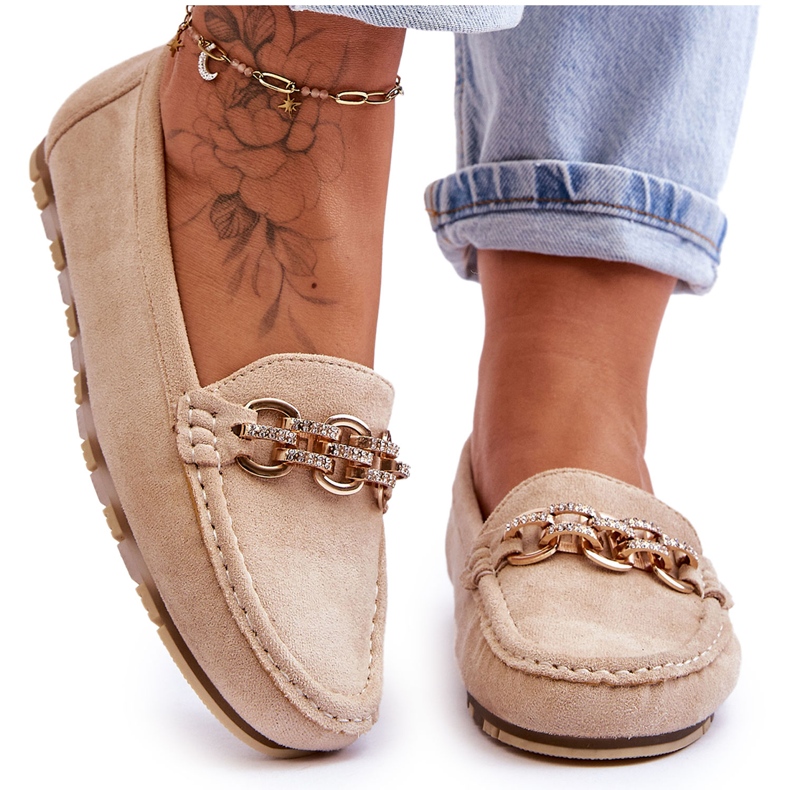 Női velúr cipők bézs Sorento Női velúr cipők bézs Sorento