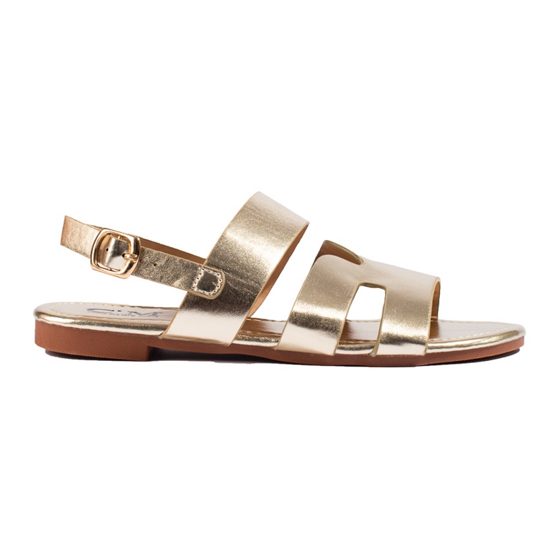 Shelovet arany lapos szandál aranysárga