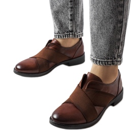 Bézs brogues LS5379 Taupe barna Bézs brogues LS5379 Taupe barna