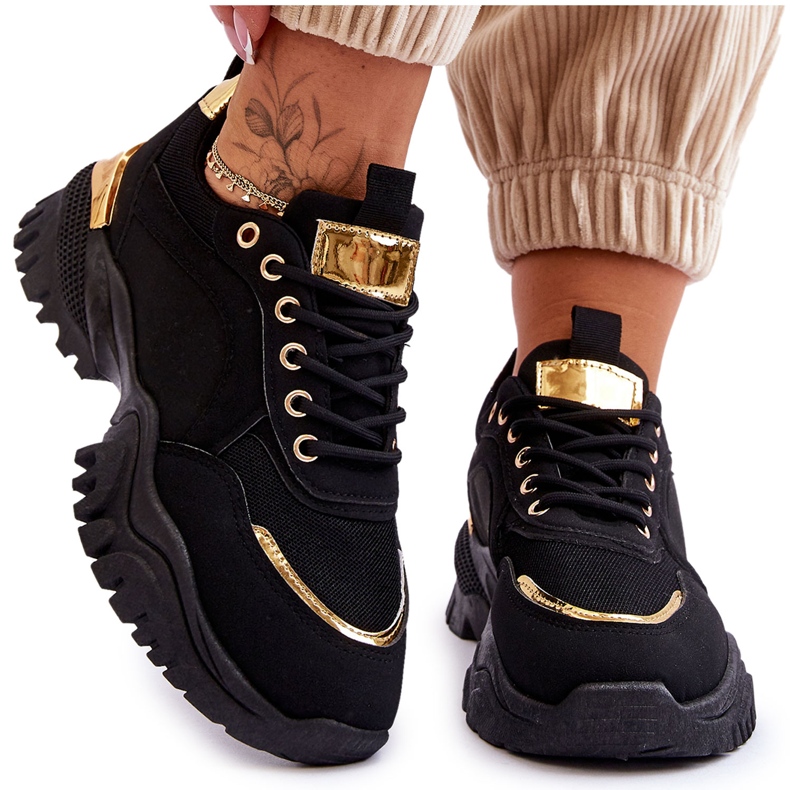 Klasszikus Platform tornacipő Fekete Need It