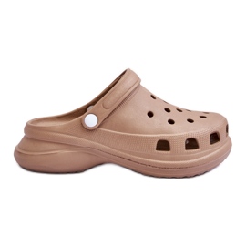 PG2 Hab Crocs Szandál Egy Vasos Talp Bézs Katniss