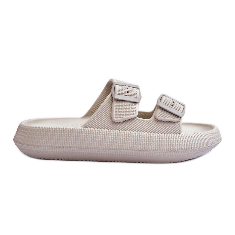 Női habpapucs csíkokkal, világosszürke Sharmen Női habpapucs csíkokkal, világosszürke Sharmen