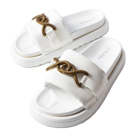 Frédérique fehér platformszandál Frédérique fehér platformszandál