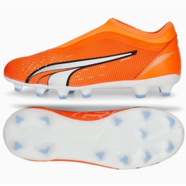 Puma Ultra Match Ll FG/AG 107229 01 futballcipő narancssárga narancs és vörös