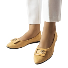 Fleming strasszokkal díszített bézs balerinák Fleming strasszokkal díszített bézs balerinák