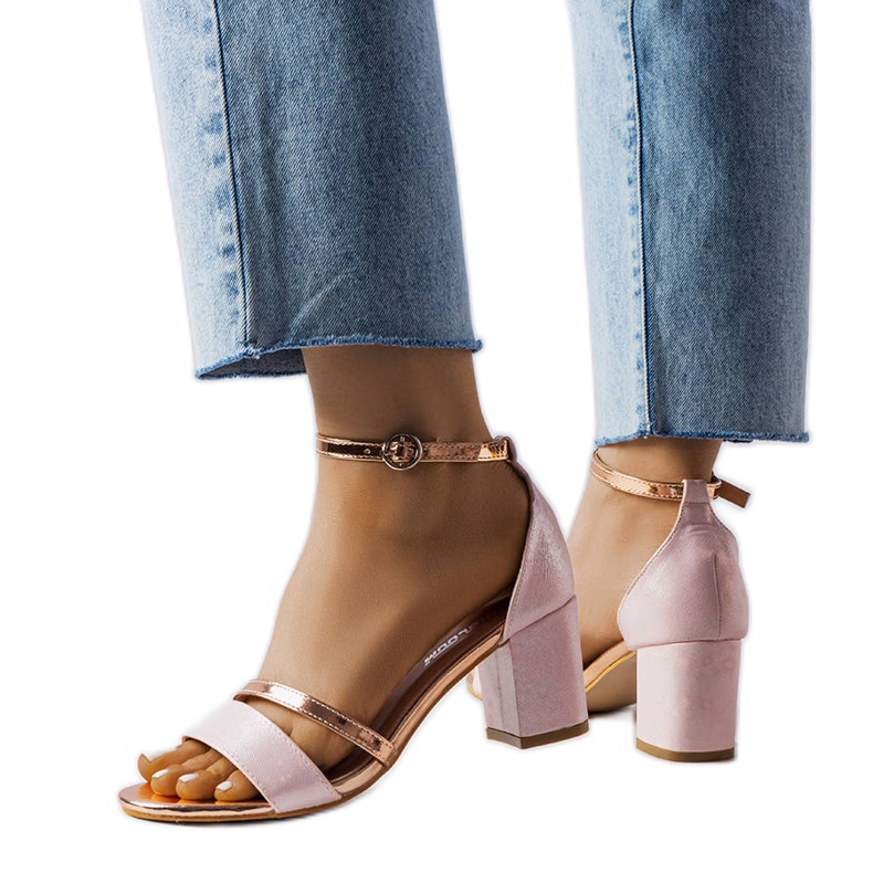 Rózsa és arany Tetradi blokk szandál rózsaszín Rózsa és arany Tetradi blokk szandál rózsaszín