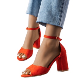 Diasha narancssárga blokk szandálja Diasha narancssárga blokk szandálja