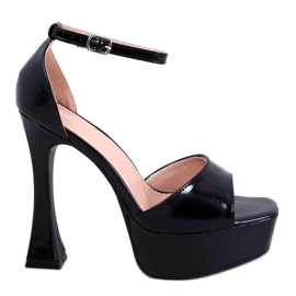 Platform szandál Akiva Black fekete Platform szandál Akiva Black fekete