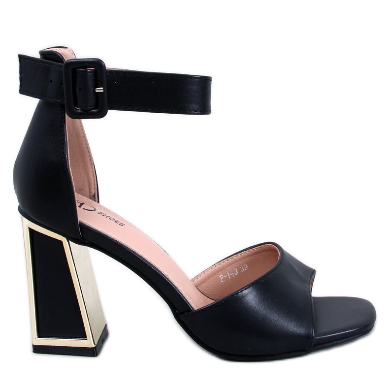 Tamara Fekete geometrikus sarkú szandál