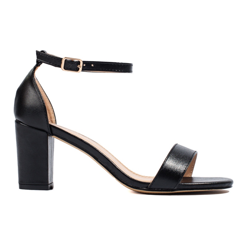 Shelovet fekete sarkú szandál