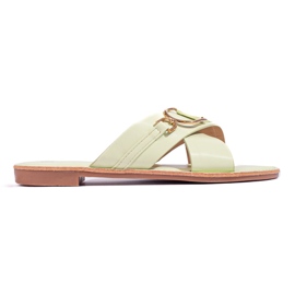 Női zöld Shelovet papucs