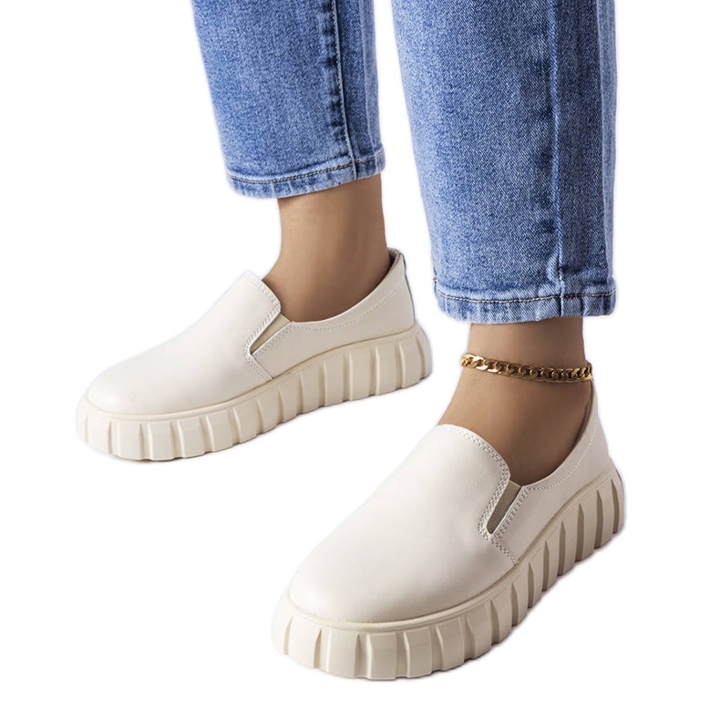 Bézs brogues LS5379 Taupe