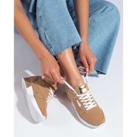Shelovet női bézs színű sportcipő