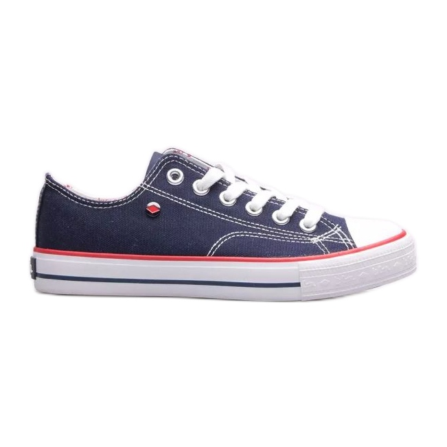 Klasszikus Lee Cooper tornacipő, sötétkék LCW-22-31-0877L