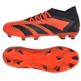 Adidas Predator Accuracy.3 Fg M GW4591 focicipő piros narancs és vörös Adidas Predator Accuracy.3 Fg M GW4591 focicipő piros narancs és vörös