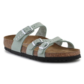 Birkenstock Franca befecskendezett szegecsek Matcha papucs W 1024267 zöld