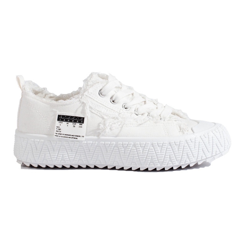 Shelovet fehér platform tornacipő