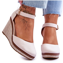 PS1 Női klasszikus ékszandál bézs Malani PS1 Női klasszikus ékszandál bézs Malani