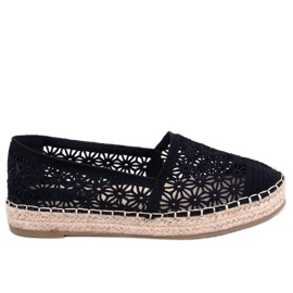 Áttört espadrillák Terian Blacktől fekete Áttört espadrillák Terian Blacktől fekete