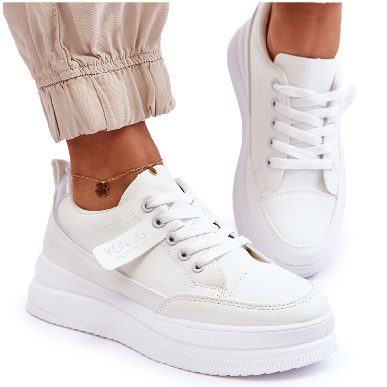 Klasszikus női sportcipő fehér Ronesha