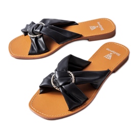 Fekete elegáns papucs a Belisardától