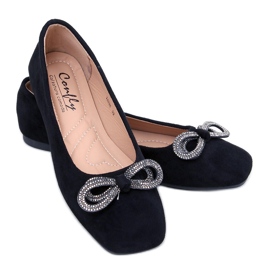 Serna Nero masnis velúr balettlapok fekete Serna Nero masnis velúr balettlapok fekete