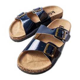 Kék parafa csúszdák csatokkal a Lee Cooper LCW-22-35-1157L-től