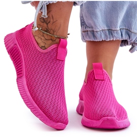 PM1 Klasszikus Fuchsia Frankie felcsúsztatható tornacipő rózsaszín