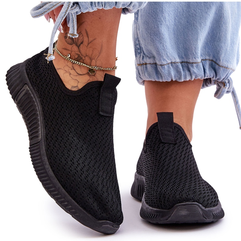 PM1 Klasszikus fekete Frankie Slip-On sportcipő