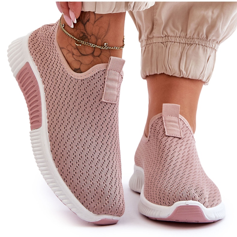 PM1 Klasszikus felcsúsztatható tornacipő világos rózsaszín Frankie