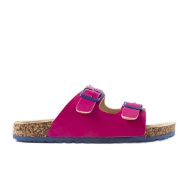 Rózsaszín parafa csúszkák csatokkal a Lee Cooper LCW-22-35-1186K-tól