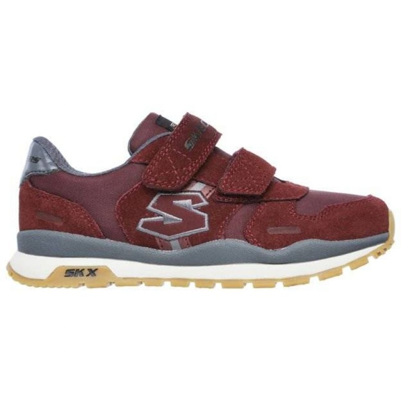 Cipők Skechers Throwbax Jr 97360L/BURG piros
