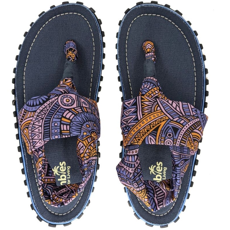 Gumbies Slingback Flip Flops W G-SB-WN-AZTEC sokszínű Gumbies Slingback Flip Flops W G-SB-WN-AZTEC sokszínű