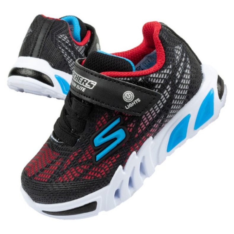 Spidermen Skechers Flex Jr 400137N cipő fekete