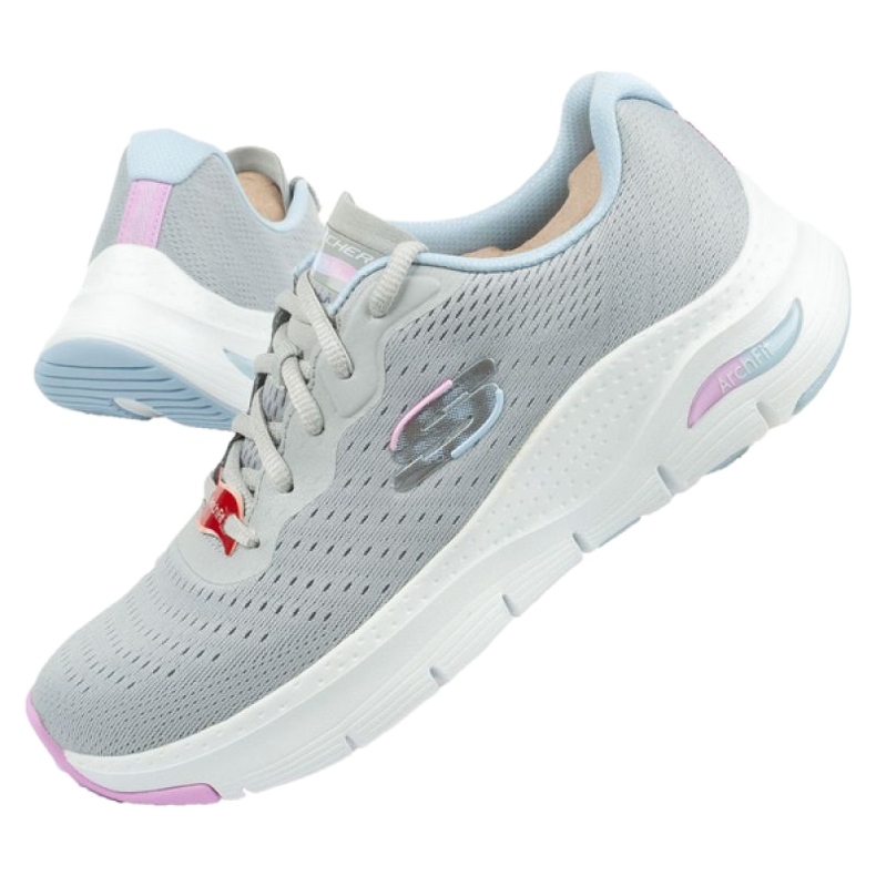 Skechers Arch Fit cipők W 149722 szürke Skechers Arch Fit cipők W 149722 szürke