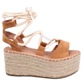 Marge Camel ékes espadrillák sárga Marge Camel ékes espadrillák sárga