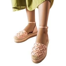 Gour rózsaszín platform espadrillák Gour rózsaszín platform espadrillák