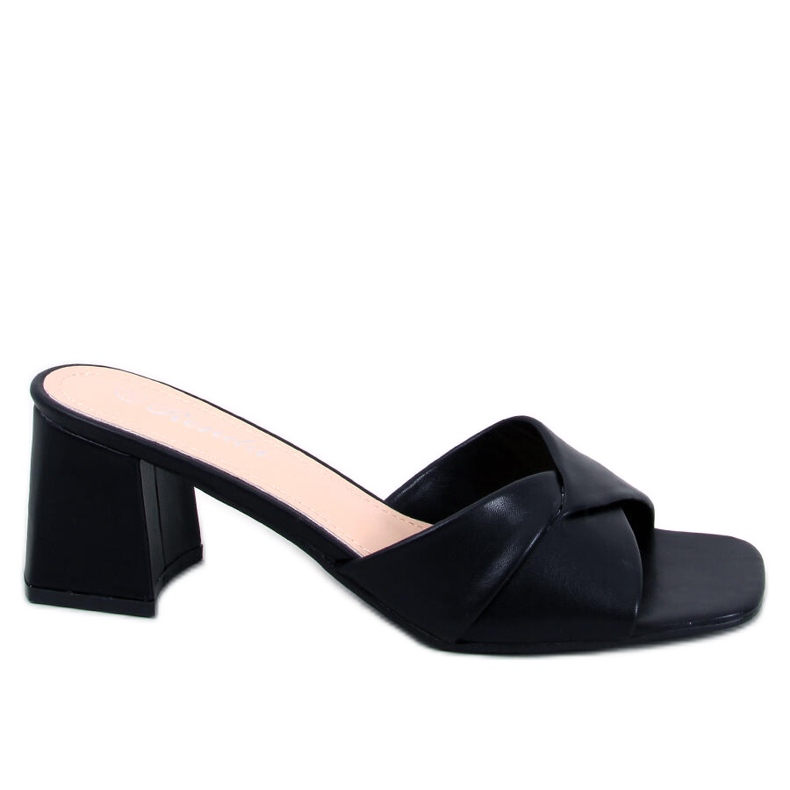 Poncia Fekete alacsony sarkú szandál