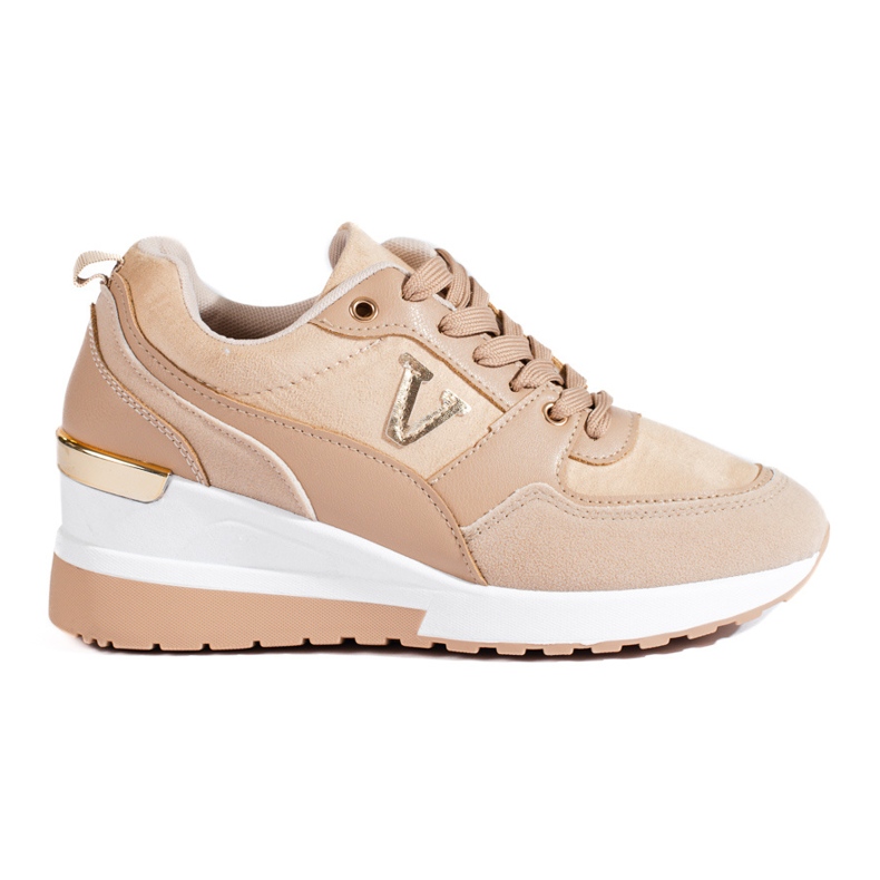 Női ékszeres tornacipő Shelovet bézs