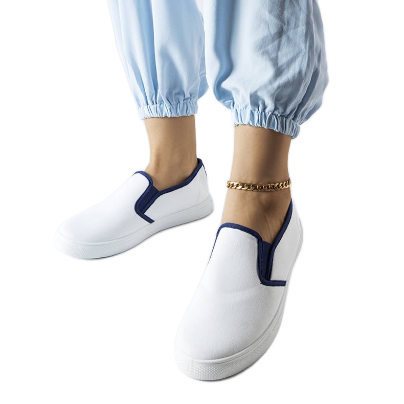 Cagliari fehér szövet tornacipő