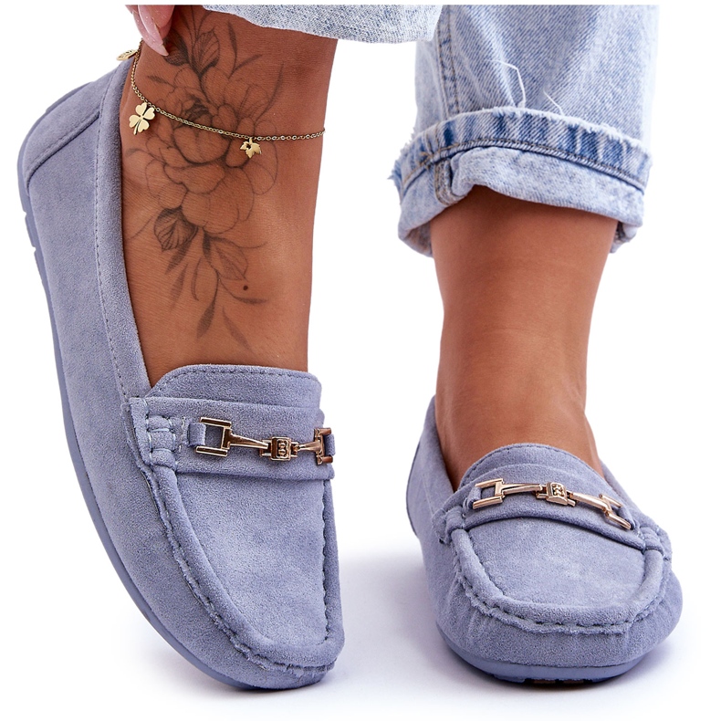 Női klasszikus velúr cipők, kék Corinell Női klasszikus velúr cipők, kék Corinell