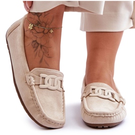 Divatos női velúr cipők bézs Rabell Divatos női velúr cipők bézs Rabell