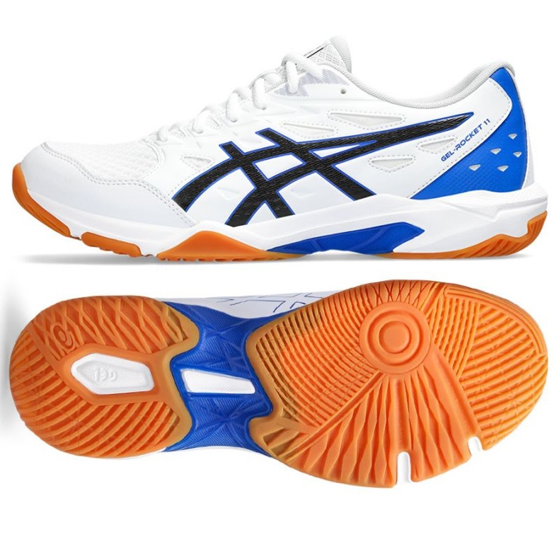 Asics GEL-ROCKET 11 M 1071A091-100 cipő fehér fehér Asics GEL-ROCKET 11 M 1071A091-100 cipő fehér fehér